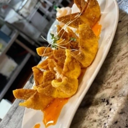 Crab Rangoon.