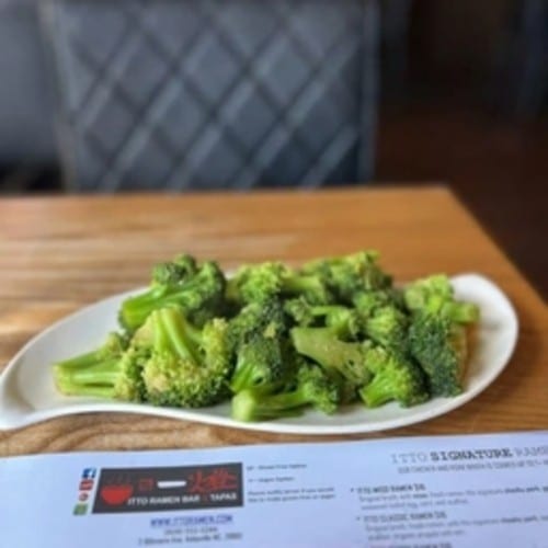Garlic Butter Broccoli.