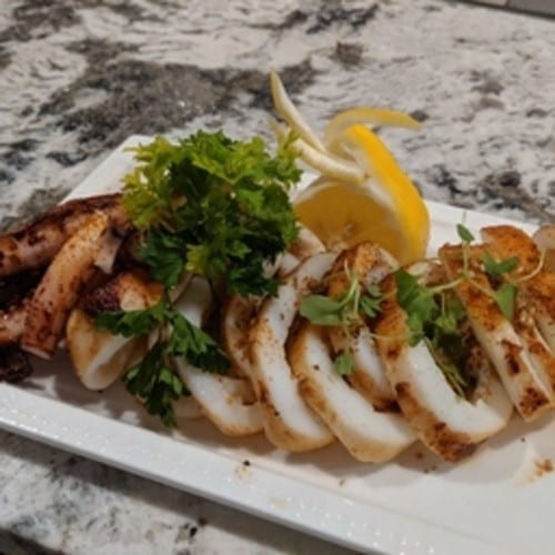 Grilled Squid.