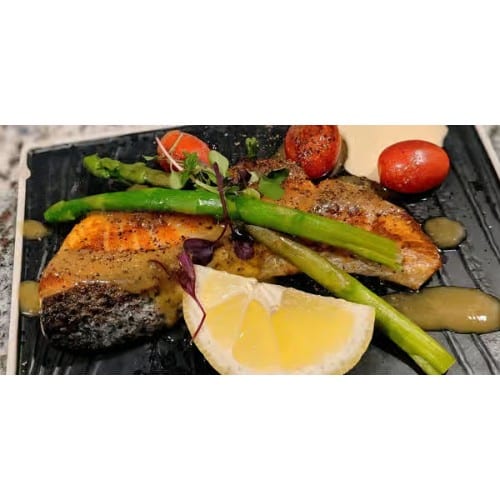 Grilled Salmon.